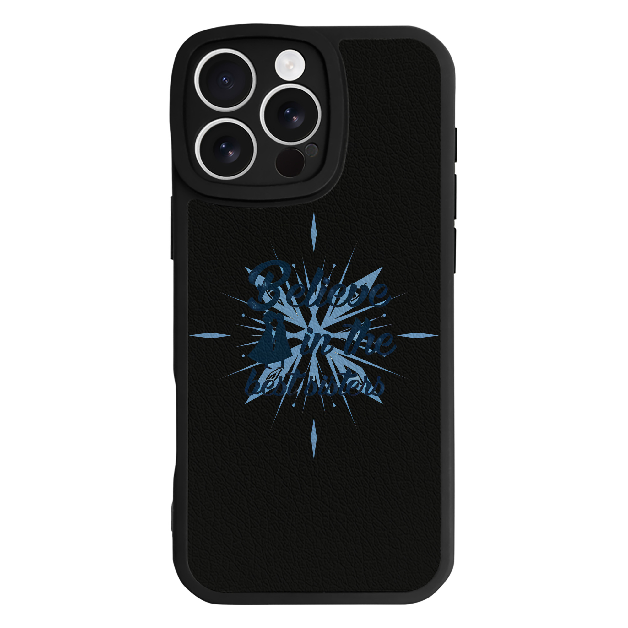 （画像用） アナと雪の女王 アンナ エルサ Frozen Anna Elsa 【iPhone 16シリーズ対応】シリコンスマホケース（レザー調） 材質：シリコン